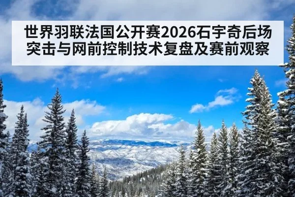 世界羽联法国公开赛2026石宇奇后场突击与网前控制技术复盘及赛前观察